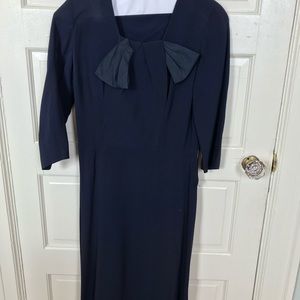 Beautiful navy true vintage dress